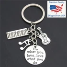 Piano Guitar Keyboard Keychain Musician Teacher Student Band Player Gift New. Price: $8.49.