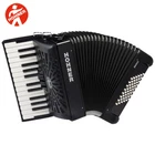 Hohner Bravo BR48BLK 26-KEY Bass Piano Accordion Jet Black W/ Bag & Straps New. Price: $2159.00.