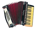 Rare Castelli Master Model C6663 Germany Black Lacquer 48 Button Bass Accordion. Price: $213.99.