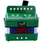 D'luca Kids Series Button Accordion, Green New. Price: $59.99.