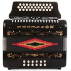 Rossetti 31 Button Accordion 12 Bass Gcf Black New. Price: $999.00.