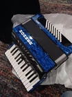 Hohner Bravo Ii 48 Chromatic Piano Key Accordion - Blue New. Price: $1500.00.