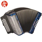 Hohner 3500 Corona Ii 31 Button Gcf Sol Diatonic Accordion Blue W/ Bag, Straps New. Price: $1869.00.