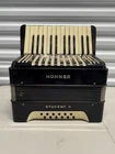 Vintage Hohner Student Ii Piano Accordion 25 Key 12 Bass W/ Case (read) Used. Price: $160.00.