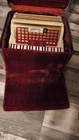 Scandalli Vintage Italian Accordian Great Shape With Beautiful Red Velvet Case Used. Price: $1000.00.