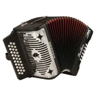 Hohner HA-3100 Panther Gcf Diatonic Accordion Matte Black New. Price: $799.00.