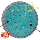 Yasisid Green 12" 15 Note Steel Tongue Drum New. Price: $104.99.