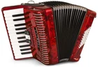 Hohner Accordions 1304-RED 48 Bass Entry Level Piano Accordion, Pearl New. Price: $749.00.
