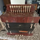 Working Antique Accordion Made Czechoslovakia Open. Price: $400.00.