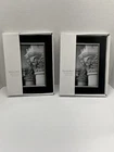 Metal Photo Frames Enchante' Sheffield Home 5X7 Black And Silver Nib Set 2 Open. Price: $15.99.