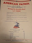 American Patrol Fw Meacham Arr Accordion Band Frosini Sheet Music 1943 G336 Good. Price: $19.99.