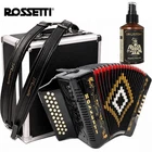 Rossetti 3112 Gcf Sol Button Diatonic Accordion Black With Case, Polish New. Price: $780.00.