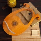 16 String Aklot Lyre Harp Mahogany Body With Tuning Key Cartridge! New. Price: $52.40.