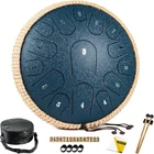 Steel Tongue Drum - 13 Inches 15 Notes Hand Pan With Music New. Price: $112.98.