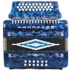 Rossetti 31 Button Accordion 12 Bass Gcf Blue New. Price: $999.00.