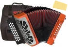 Hohner Compadre Gcf 3-ROW Diatonic Accordion Orange W/ Gig Bag New. Price: $1319.99.
