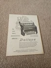 TBOOK64 Magazine Advert 11X8" Dallape Organtone Used. Price: $12.04.