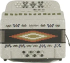 Sofiamari SMTT-3412, Two Tone Accordion White Pearl, Fa/mi Open. Price: $802.75.