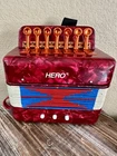 Vintage Hero Accordion Shanghai, China Uc 102 Red Used. Price: $31.99.