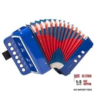 Horse Kids Accordion, 10 Keys Button Control Accordions Musical Blue New. Price: $35.93.