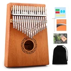 Kalimba Thumb Piano, Yundie Portable 17 Keys Mbira Finger With Tune Ham... New. Price: $30.84.