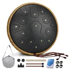 Steel Tongue 14 Inch 15 Notes Handpan Major Black Drums Adults New. Price: $89.99.