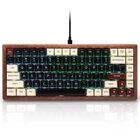 Glencreag WK84 Usb-c Wired Wooden Mechanical Keyboard, 75% Layout Keys, Rg... New. Price: $141.50.