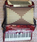 Vintage Universal Accordion Model 2431 Made Italy With Hardcase Used. Price: $549.95.