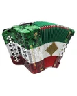 Rossetti 34-KEY Diatonic 12 Bass Button Accordion W/ Case, Gcf Italian Flag New. Price: $1099.00.