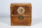 Antique Leather & Wood Accordion File/photo Case Made In Austria Used. Price: $48.00.