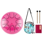 Tongue Drum 8 Notes 6 Inches Musical Steel Percussion Instrument With Dr... New. Price: $52.39.