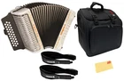 Hohner Corona Ii G/c/f Accordion - Pearl White W/ Gig Bag New. Price: $1869.99.