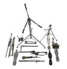 Lot Of Vintage Percussion/ Drum Parts Pedals Mounts Rogers Swiv Matic, Ludwig. Price: $149.95.