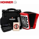 Hohner Compadre Fbe - Fa Diatonic Accordion Red + Bag, Strap, Harmonica Pack New. Price: $1319.00.
