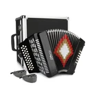 Horse 31 Key ACCORDION,12 Bass 3-ROW F/b/e Diatonic Accordions Instruments Fo... New. Price: $540.98.