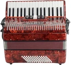 Hohner Hohnica 1305 Beginner 72 Bass Accordion Red Open. Price: $713.15.