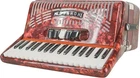 Hohner Hohnica 1305 72 Bass Beginner Accordion Red Open. Price: $783.75.