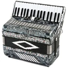 Sofiamari Sm 3472 Piano Bass Button Accordion Pearl Gray 197881485382 Rf Good. Price: $791.20.