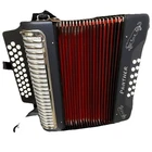 Hohner Panther Gcf Diatonic Button Accordion Matte Black With Hard Case New. Price: $800.00.