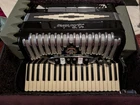 Custom Burdina Accento Ii Piano Accordion - Black Lmh 120 Bass 41 Treble Amp Used. Price: $899.99.