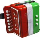 Accordion Mexican Flag Pattern 7 Button 2 Bass Kid Music Instrument Easy Play New. Price: $32.99.