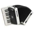 Hohner Bravo Piano Accordion White Pearl 48 Bass 26 Keys. Acorde Bajos. New. Price: $2179.00.