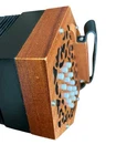 Trinity College AP-1230 Anglo-style Walnut Concertina Open. Price: $375.00.