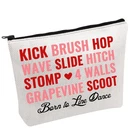 Pwhaoo Line Dance Steps Cosmetic Bag Born To Country ... New. Price: $21.72.