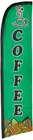 Quality Standard Flags Coffee Windless Banner 11.5FT X 2.5FT - Durable New. Price: $41.59.