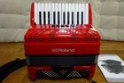 Roland FR-1X V-accordion Red Digital Piano Keyboard Used. Price: $1470.00.