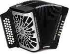 Hohner Compadre Diatonic Accordion - Keys Of F/bb/eb Black Very. Price: $1076.25.