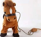 Along Horse With Remote Control Leash, Dancing Singing Walking Musical Pony New. Price: $54.87.