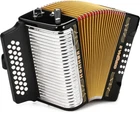 Hohner Corona Ii Diatonic Accordion - Keys Of G/c/f Black Lacquer New. Price: $1850.31.