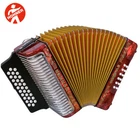 Hohner 3500 Corona Ii 31 Button Fbe Fa Diatonic Accordion Red W/ Bag, Straps New. Price: $1869.00.